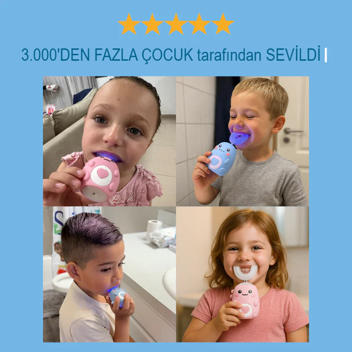 U-Şeklinde 360º Ultrasonic Diş Fırçası