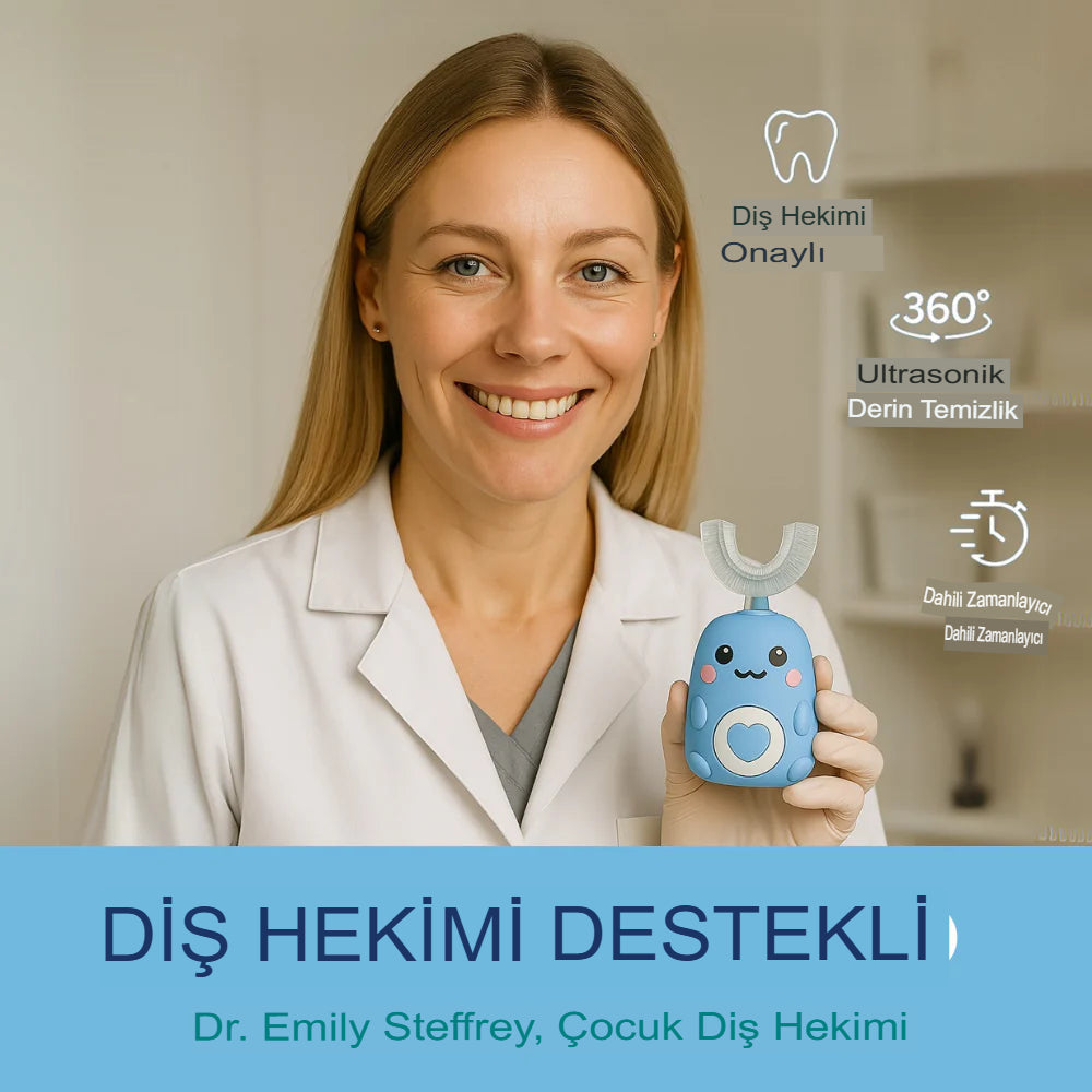 U-Şeklinde 360º Ultrasonic Diş Fırçası